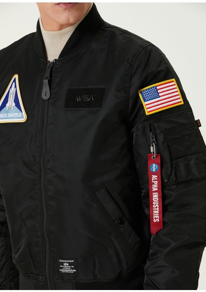 Siyah Patch Detaylı Mont indirimleri