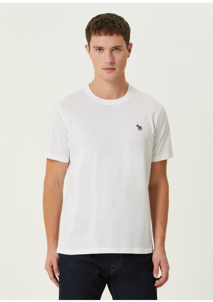 Beyaz Organik Pamuk T-Shirt