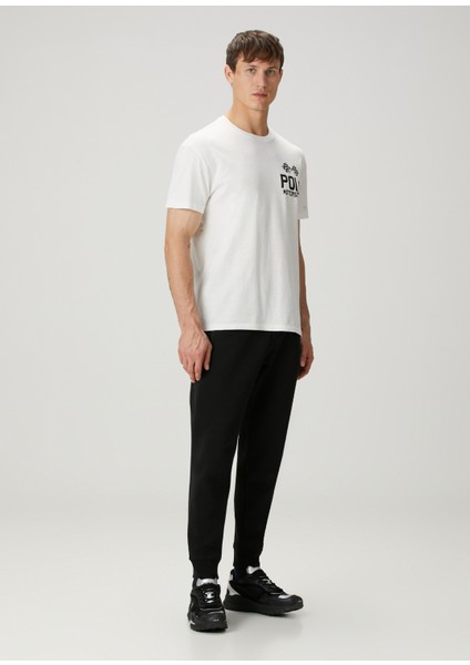 Beyaz Logo Baskılı T-Shirt fiyatları
