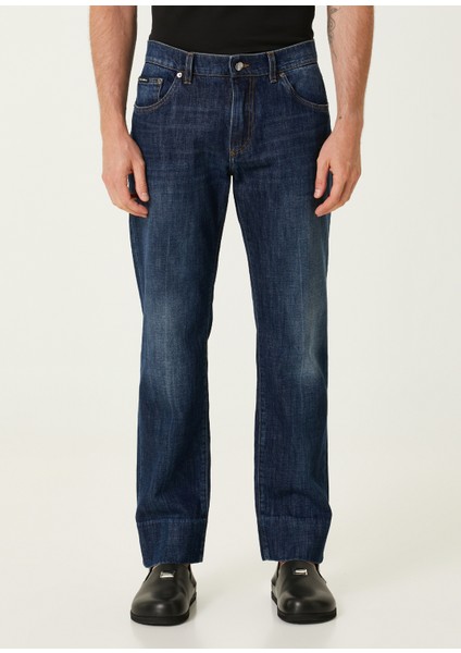 Lacivert Jean Pantolon