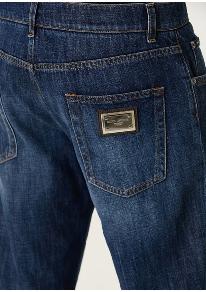 Lacivert Jean Pantolon