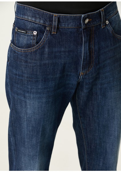 Lacivert Jean Pantolon