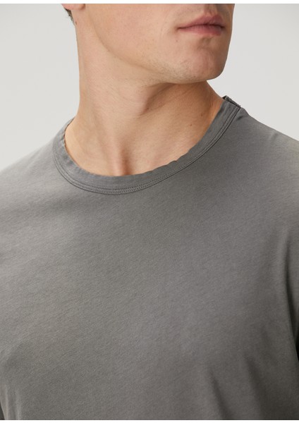 Devon Antrasit Basic T-Shirt