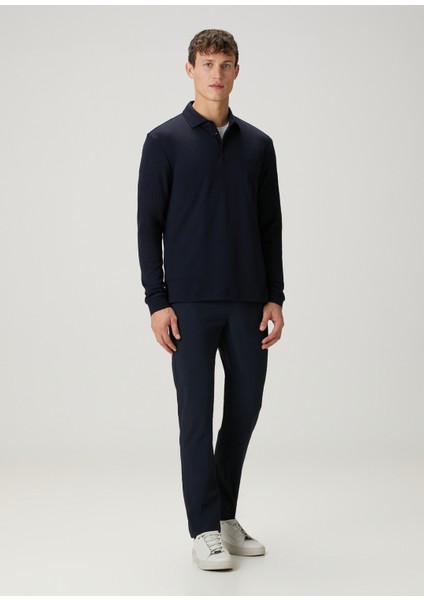 Lacivert Polo Yaka Sweatshirt fiyatları
