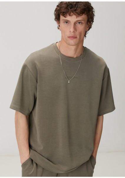 Haki Logo Baskılı T-Shirt fiyatları