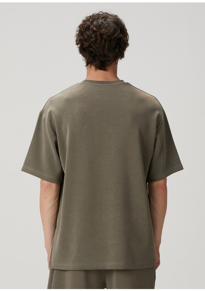 Haki Logo Baskılı T-Shirt indirimleri