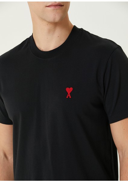 Siyah Logo Nakışlı T-Shirt indirimleri
