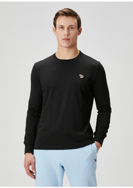 Siyah Organik Pamuk T-Shirt