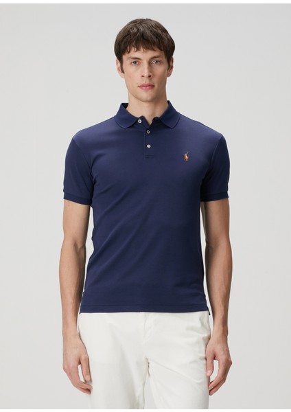 Lacivert Polo Yaka T-Shirt
