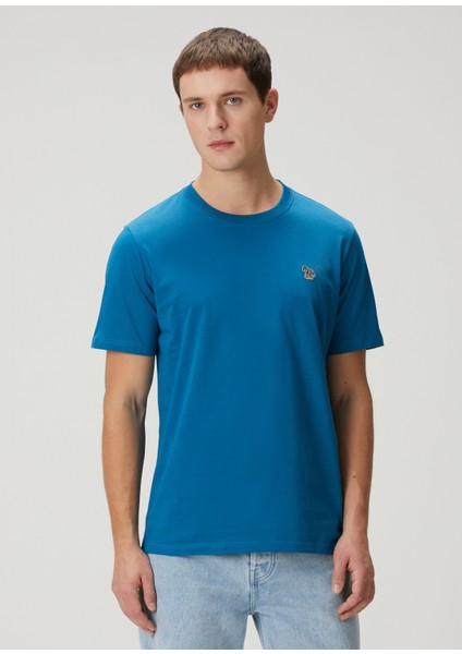 Petrol Organik Pamuk T-Shirt