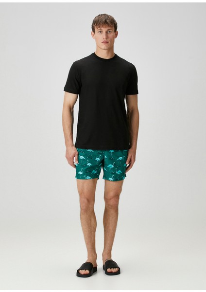Regular Fit Siyah Cool Touch T-Shirt