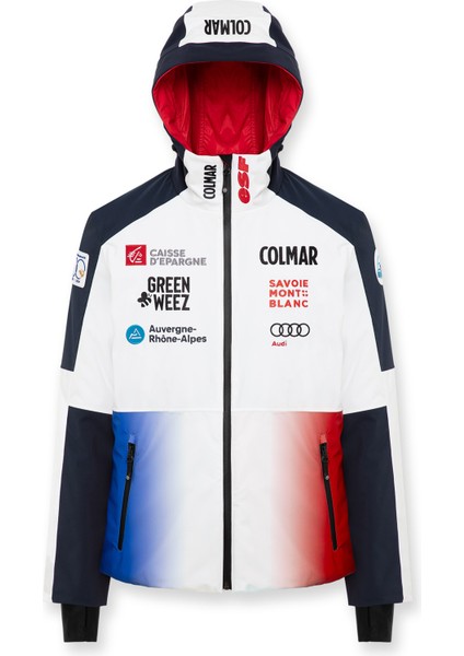 Drape Beyaz Mavi Erkek Kayak Snowboard Montu