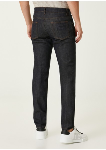 Lacivert Jean Pantolon