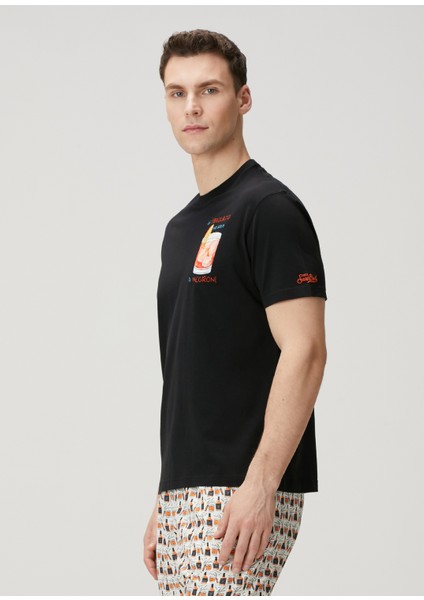 Portofino Siyah Nakışlı T-Shirt modelleri