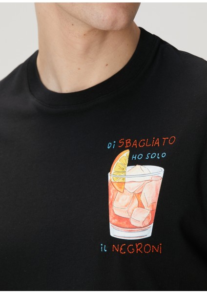Portofino Siyah Nakışlı T-Shirt indirimleri