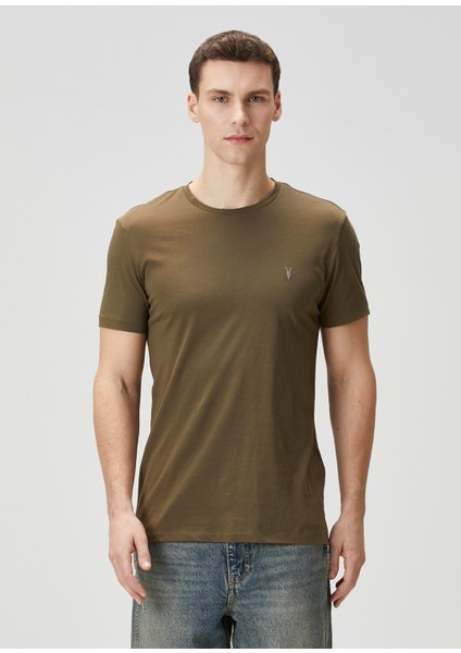 Haki Organik Pamuk T-Shirt