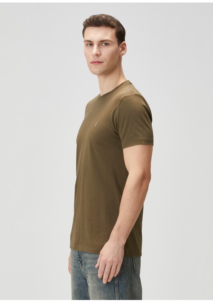 Haki Organik Pamuk T-Shirt modelleri