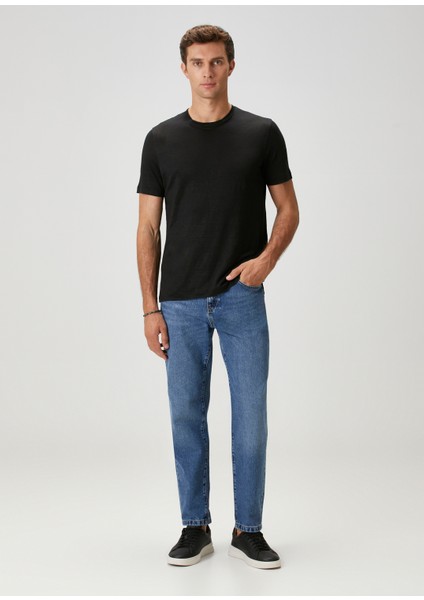 Siyah Keten T-Shirt modelleri