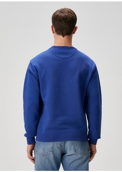 Mavi Logo Baskılı Sweatshirt fırsatları