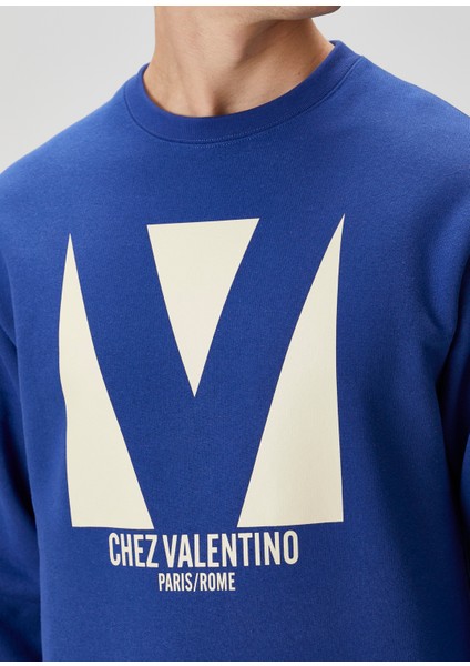 Mavi Logo Baskılı Sweatshirt indirimleri