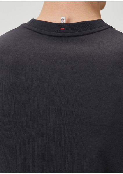 Lacivert Logo Baskılı T-Shirt
