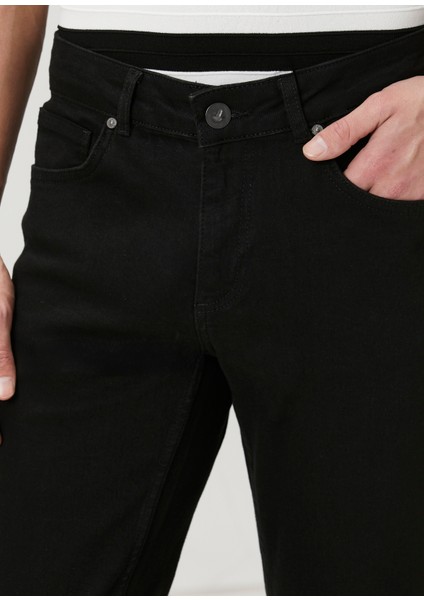 Slim Fit Siyah Jean Pantolon