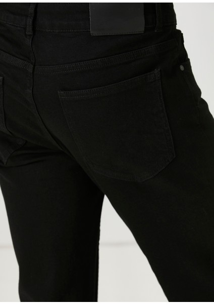 Slim Fit Siyah Jean Pantolon