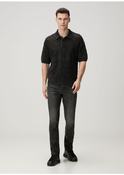 Siyah Polo Triko