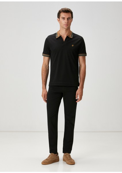Siyah Stretch Spor Pantolon