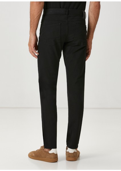 Siyah Stretch Spor Pantolon
