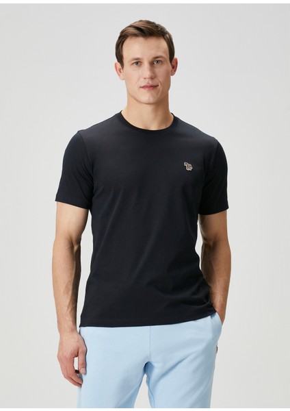 Lacivert Organik Pamuk T-Shirt