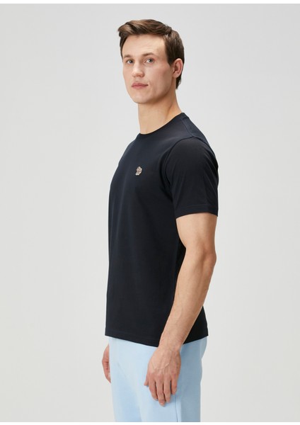 Lacivert Organik Pamuk T-Shirt modelleri