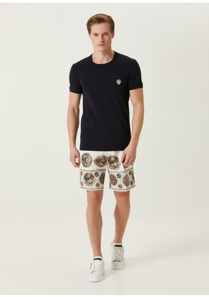 Lacivert Logo Nakışlı T-Shirt fiyatları
