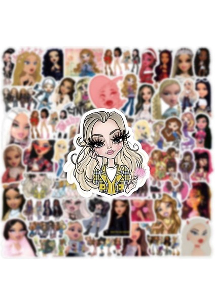 Bratz Girl Defter Suluk Laptop Notebook Tablet Telefon Kılıf Sticker Seti fiyatları