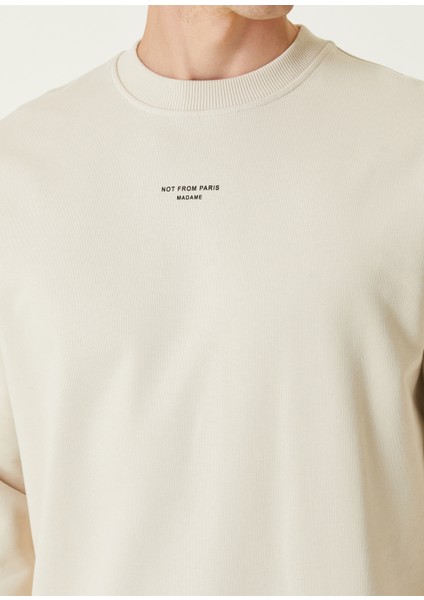 Bej Sweatshirt