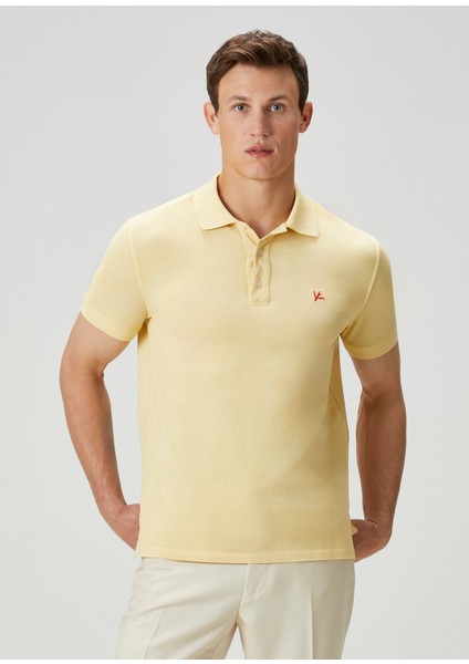 Sarı Polo Yaka T-Shirt