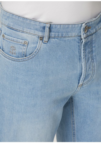 Açık Mavi Jean Pantolon
