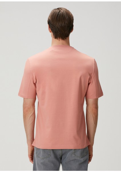 Koyu Pembe Logo Nakışlı T-Shirt indirimleri