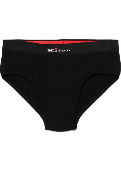 Siyah Logo Bantlı Boxer