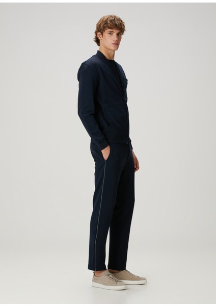 Lacivert Basic T-Shirt