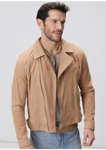 Limited Camel Süet Mont