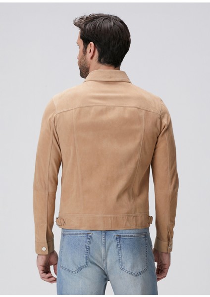 Limited Camel Süet Mont
