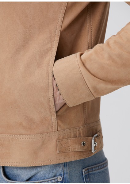 Limited Camel Süet Mont