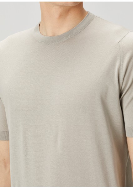 Kempton Açık Yeşil Kısa Kollu Triko