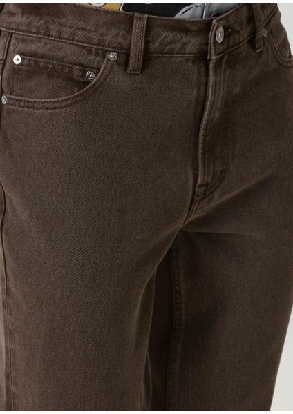 70's Cut Kahverengi Jean Pantolon fırsatları