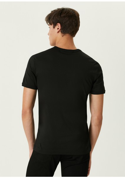 Siyah Taç Işlemeli T-Shirt fırsatları