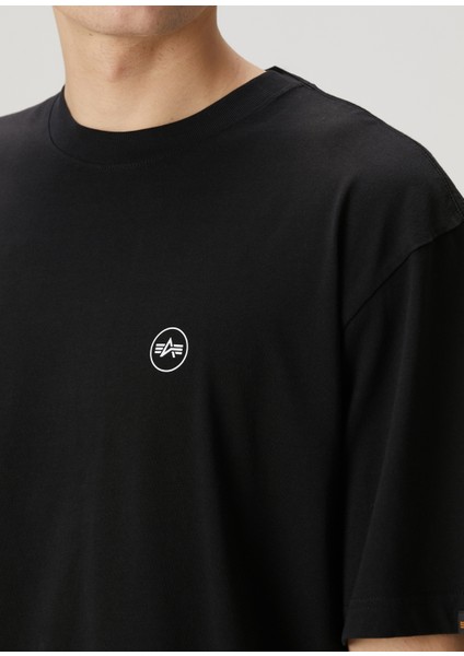 Siyah Logo Baskılı T-Shirt indirimleri