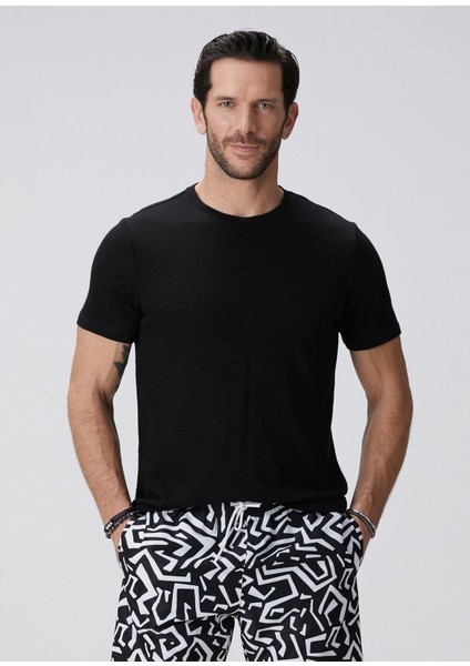 Siyah Basic T-Shirt modelleri