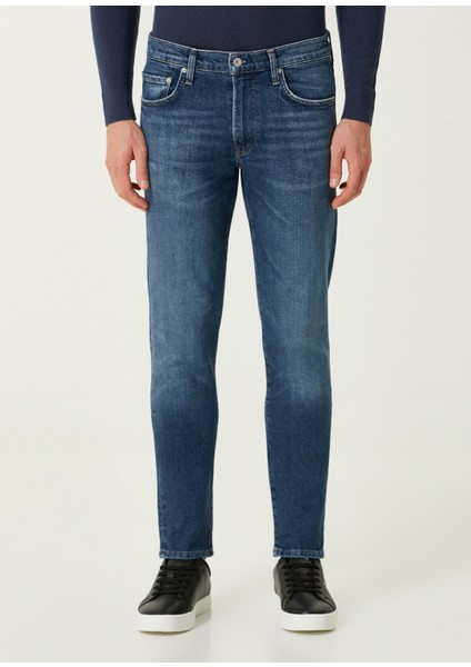 London Slim Fit Mavi Organik Pamuk Jean Pantolon fiyatları