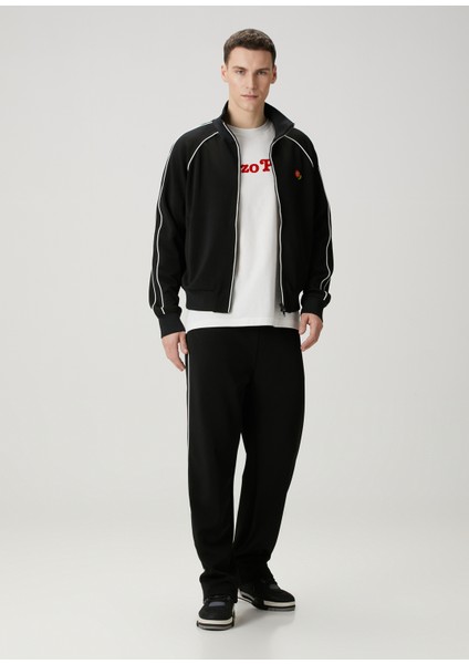 Classic Fit Pop Siyah Sweatshirt fiyatları